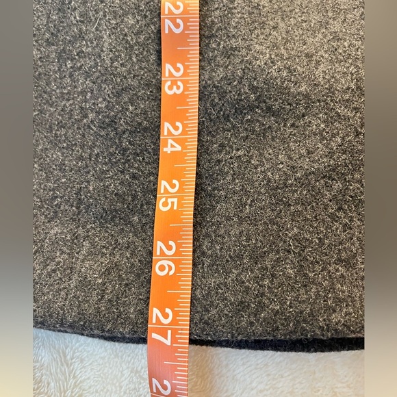 L.L. Bean Jacket Womens SZ 8 Charcoal Gray Wool Cashmere Blend Blazer Cl… - Picture 10 of 11